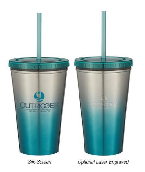 Colorful Stainless Steel Tumbler Bottle With Lid And Straw Eco Friendly