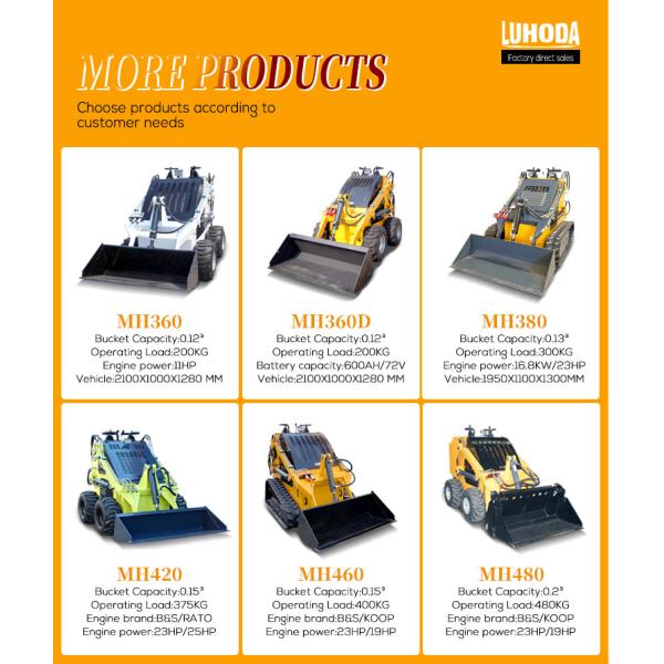 Hot Selling Mini Sliding Loader CE Approved Electric Tracked Skid Steer Loader With Attachments