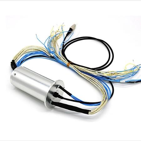 Bague collectrice marine IP68 pour équipements offshore et machines rotatives embarquées