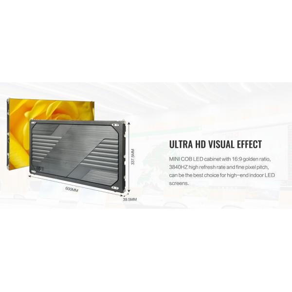 P1.25 3840hz Novastar COB LED Display With Die Casting Aluminum Cabinet