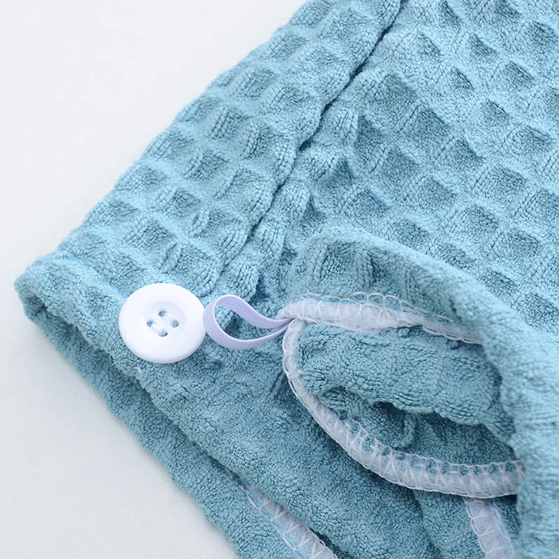 Lightweight Waffle Weave Microfiber Hair Wrap / Microfiber Turban 400gsm For