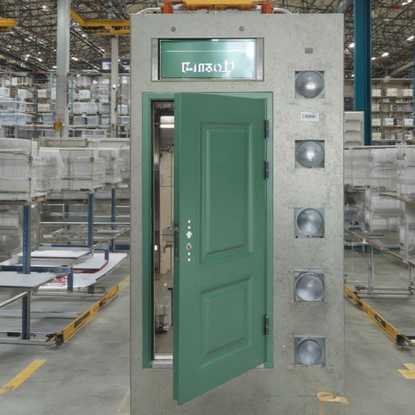 High Security Steel Door Custom Metal Design Modern Front Gate