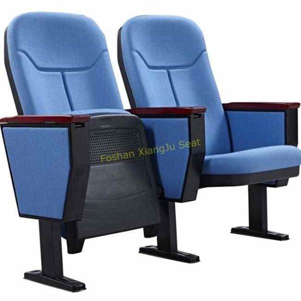 Stadium Auditorium Chairs With Wooden Writing Pad / Lecture Room Seating