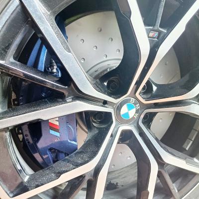4 Piston BMW 3 Series Brake Calipers R18 Inch Wheels With 348MM Discs