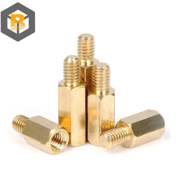 Hex Brass Male Female Standoff Board Stud Metric Hexagon Threaded Pillar PCB Motherboard Spacer Bolt Screw M2m2.5m3 M4 M5*2-80mm Custom by 2D/3D/drawing