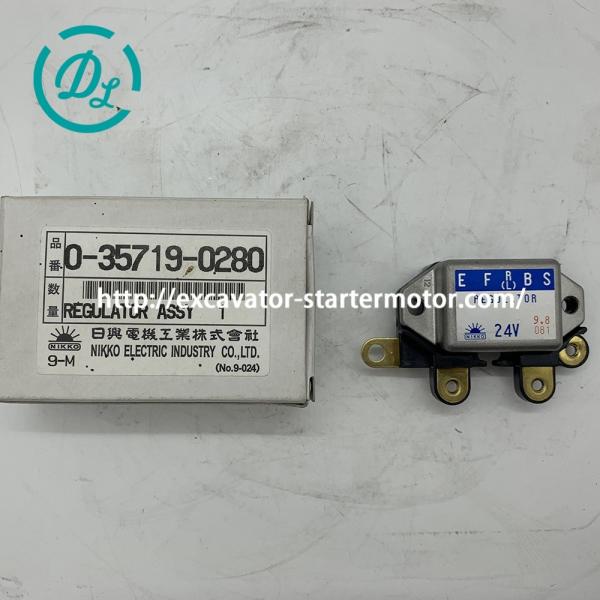 EexcavaStart Nikko 24VDC Alternator Regulator OEM 0-35719-0280 for Excavator