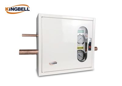 Two Way Medical Gas Valve Box For Vacuum Oxygen Stainless Steel