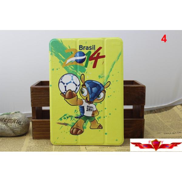 2014 Brazil World Cup Ipad Air Cartoon Cover Cases Multi Type Quality A++ Gift Box Include