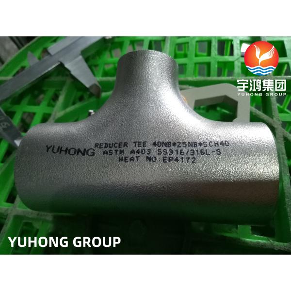 ASTM A403 WP316L Редуктор из нержавеющей стали Tee B16.9, Применение трубки сжатого воздуха