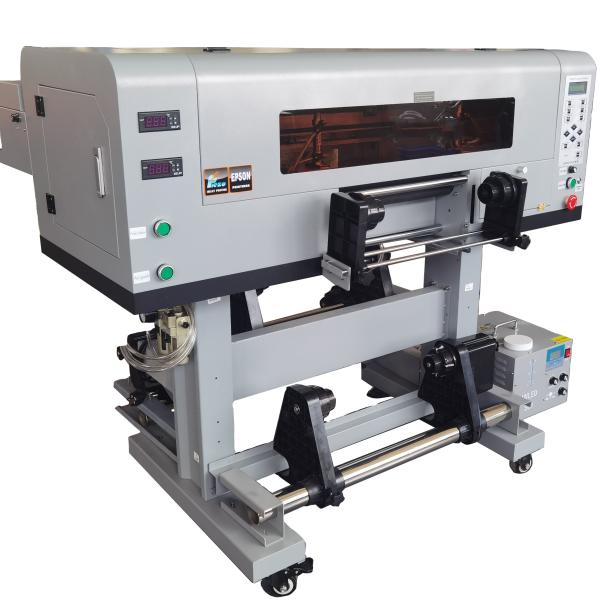Win7/Win8/Win10 OS DTF 60cm UV Printer for High Productivity and Golden Silver AB Film