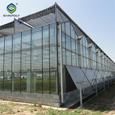 High Strength Agricultural Glass Greenhouse Venlo Type Easy Installation