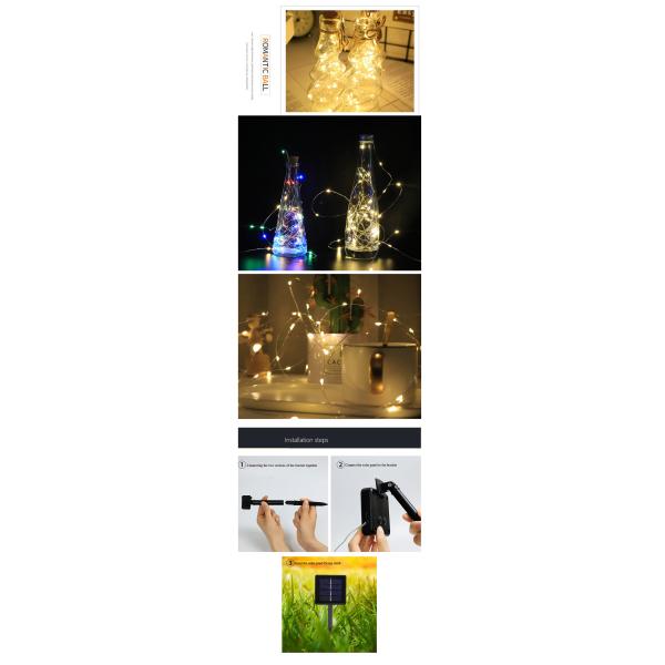 Christmas Wedding String Lights 7-102m Waterproof Warm White Battery/USB/Solar Operated