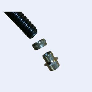 IP6 Anti Fire Pvc Coated Flexible Electrical Conduit 0.22mm Steel Coil Core
