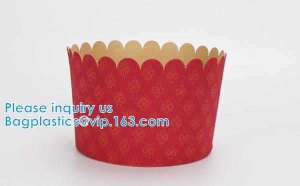 Panettone Disposable Paper Round Cake Molds Paper Molds CAKE CUP Baking Cups Muffins Oilproof Cupcake Liner