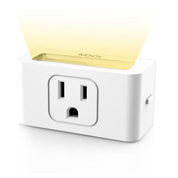 2000W WIFI Plug Socket 70*40*50 Mm Support WIFI Confifuration With Led Night
