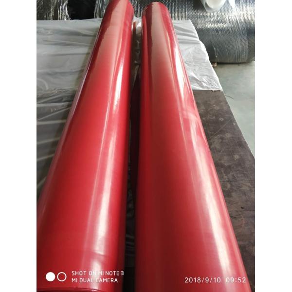 22Mpa Tensile Strength Pink Red Gum Rubber Sheet with 35-40Shore A Hardness