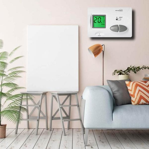 Контроль температуры термостата комнаты белого ABS нагревая не Programmable