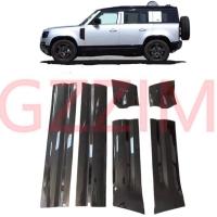 Portes latérales moulées Protecteur de porte Trim Brillant Trim de porte noire Pour le défenseur 2020