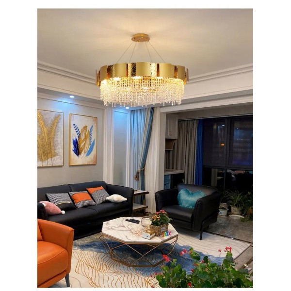 Postmodern Living Room Decoration Dining Lamps Luxury Crystal Chandelier (WH-CY-268)