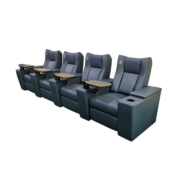 High Density Foam Electric Recliner Chairs PU Private Cinema Sofa