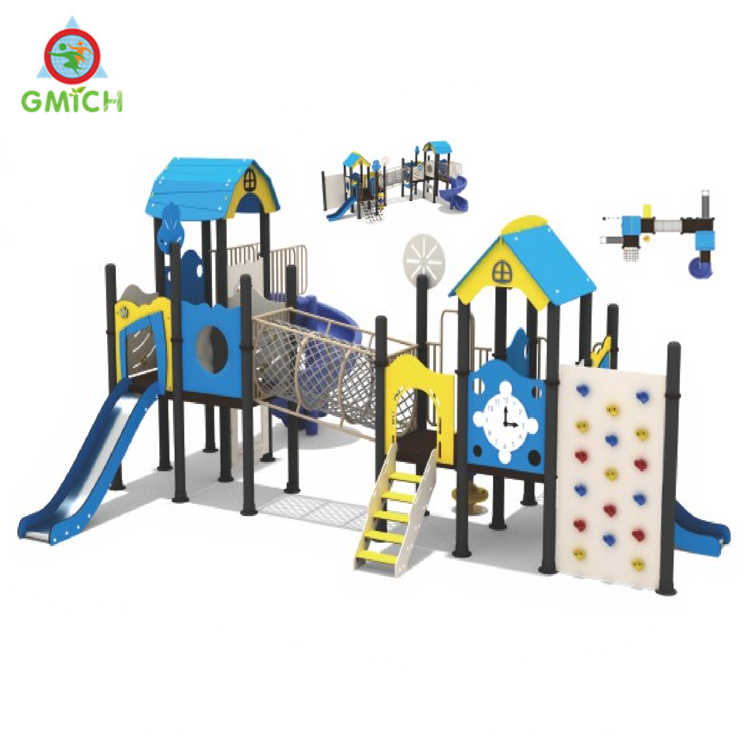 Outdoor Commercial Slide PE Board Playground Equipment Cheap and Nice Children Park Play Set