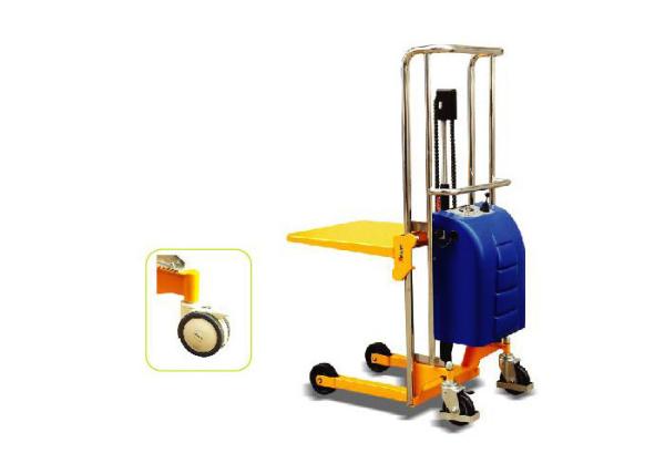 EPS Semi-Electric Hydrualic Platform Stacker With Easier and Faster Lifting Operation Capacity 400Kg