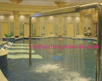 Fully SS Material Swimming Pool Accessories , Stainless Steel 304 Hydro Massage Vichy Shower 2 Types