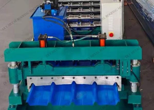 PPGI 380V Trapezoidal Roll Forming Machine 7000kg Zinc Sheet Making Machine