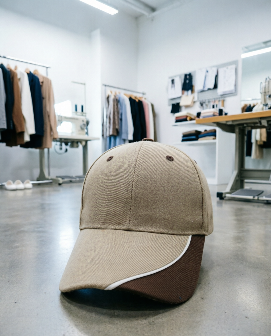 GOTS Organic Cotton Six Panel Cap Eco Sustainable Custom Embroidery Logo Design