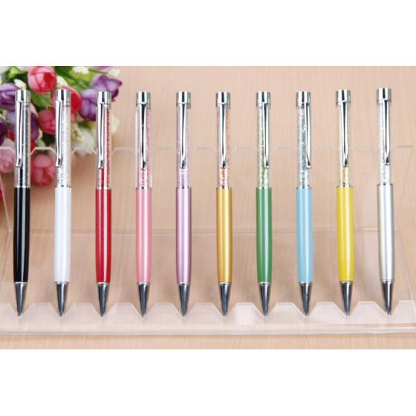Gift promotion Twist Metal pen,unique Metal crystal ballpoint pen for lady gift