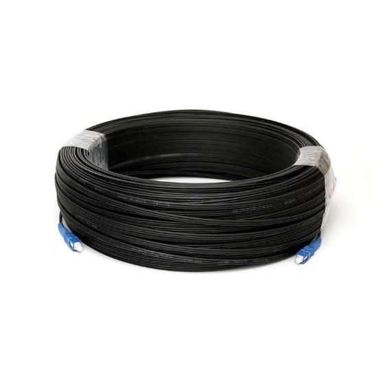 SC UPC APC 1 2 Core Indoor And Outdoor Ftth Fiber Drop Cable