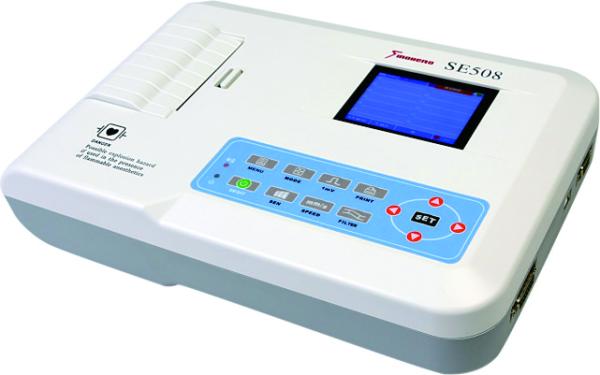 First Aid Devices Portable ECG Machine SE508 3 Channel Measure Cardiovascular Disease