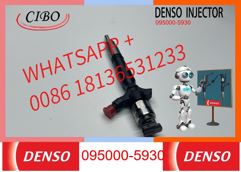 Denso original Denso original Denso Diesel Fuel Injector 095000-5930 095000-593# 23670-0L010 2KD Common Rail Injector for Toyota Hiace Hilux diesel CR Engine new injector original new injector