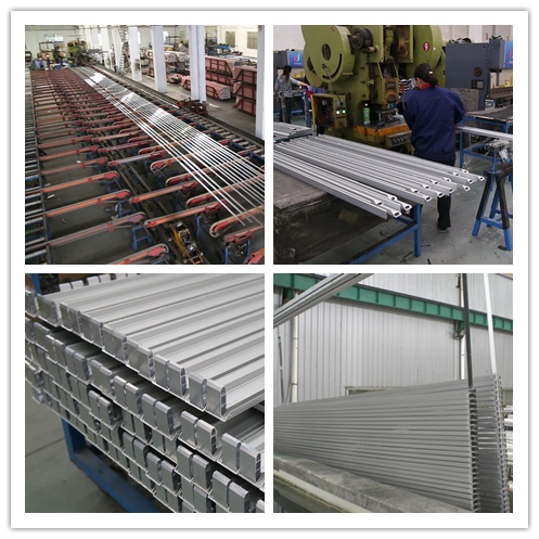 6063- T5 Custom Aluminum Extrusions , Industrial Extruded Aluminium Profiles