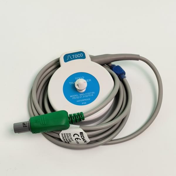 Monitorização fetal e contração uterina TOCO Probe 6 Pin Single Slot Modelo azul MS3-31527