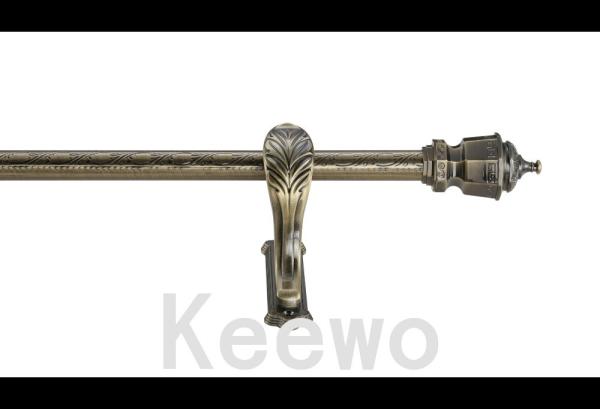 17 years China factory wholesale metal twist curtain rods in curtain poles tracks accessories