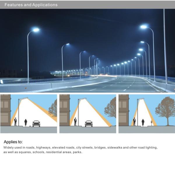 100W LED Street light High Lumens CREE SMD 5 years warranty LED Road Lighting IP67