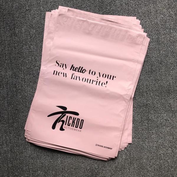 Biodegradable Wholesale Sustainable Custom Printed BIO Logo ECO Pack Mailers Pla Packaging Bag For Clothing