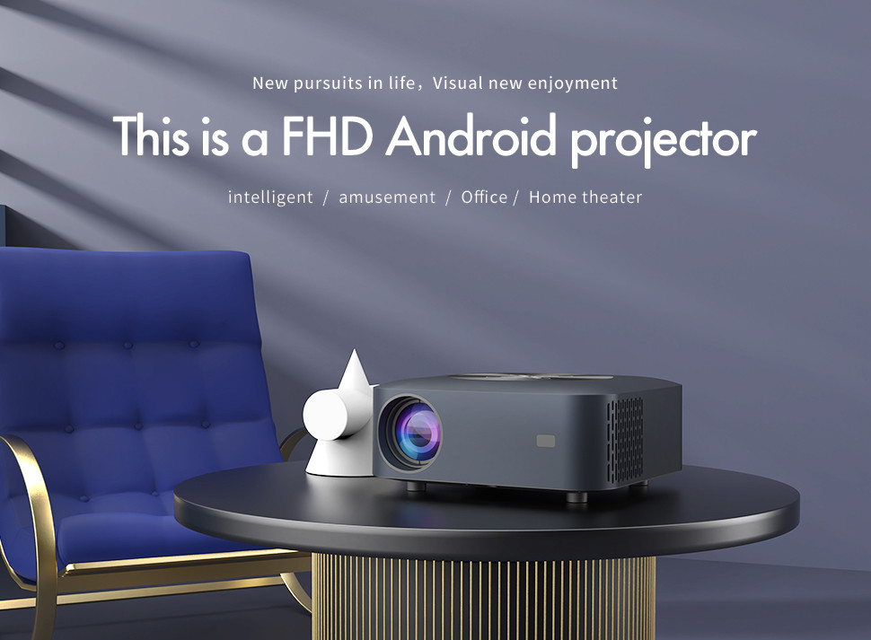 Репроектор приведенный портативной машинкой домашнего кинотеатра кармана Wifi Pico мини полное Hd 400 люменов 4k 3d