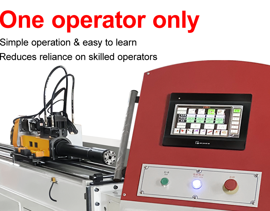 CNC Automatic Square & Round Pipe Bending Machine, Factory Direct Metal Tube Bender for Stainless Steel, Carbon Steel Pipe Processing