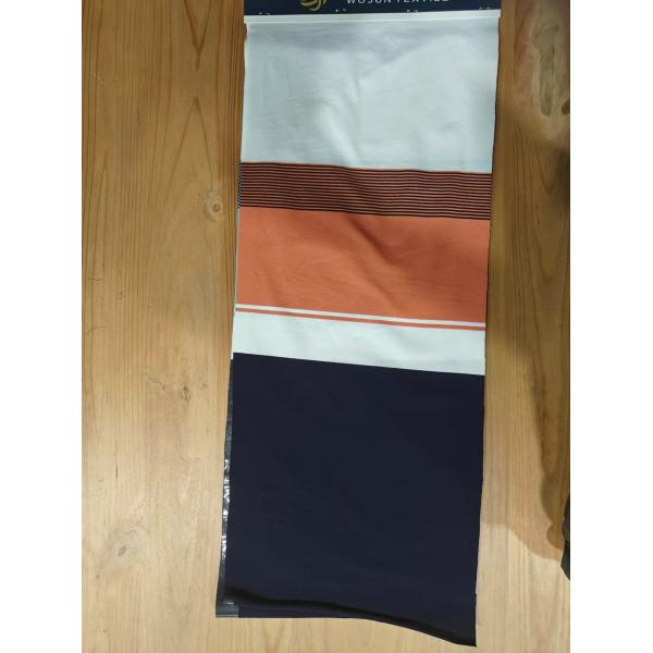 Проницательная и натуральная хлопчатобумажная ткань из мягкой полосатой трикотажной ткани для повседневного ношения