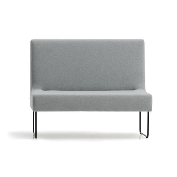 Hotel Coffee Shop Card Seat High Back Modern Sectional Sofa