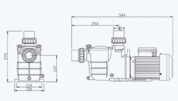 SPS0500 Водоказы для бассейнов