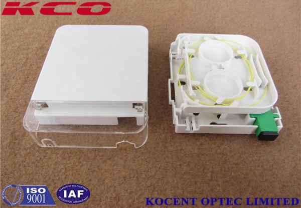 Small Optical Junction Box Socket 1 Port SC Simplex LC Duplex Face Plate