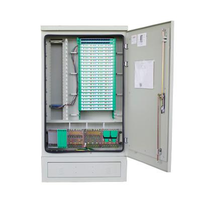 288 Armário de distribuição de fibras de aço de núcleo com divisor de tipo plug-in