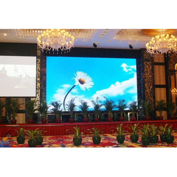 Energy Saving Rental LED Display Screen , P4 Stage LED Display Slim Panel Light Weight