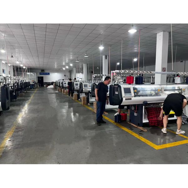 Fashion Flat Double System 52 Inch Computerized  Flat Knitting Machine