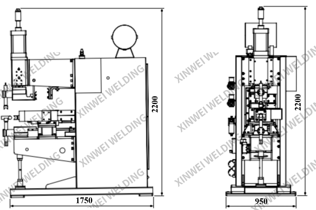 Resistance Projection Welding Machine for Galvanized Tube T-Joint Production