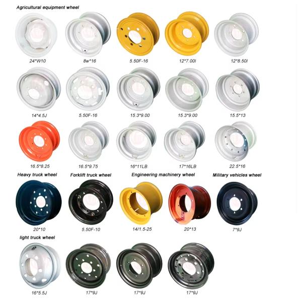 Agriculture Machinery Rims Seeder Spare Parts Wheel Rim Hub Tractor Wheels Farm Tire Size