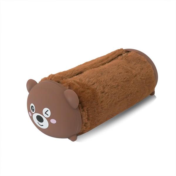 Мультфильмы Милый плюшевый кукла карандаш сумка Силикон безвкусный макияж для канцелярских принадлежностей школьных принадлежностей карандаш чемодан